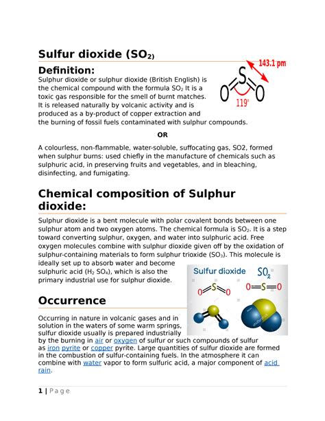 Liquid Sulfur Dioxide - Chemistry LibreTexts