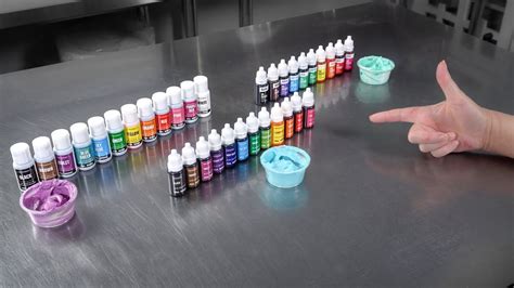 Liquid vs Gel vs Oil food coloring [ Cake Decorating For Beginners ]