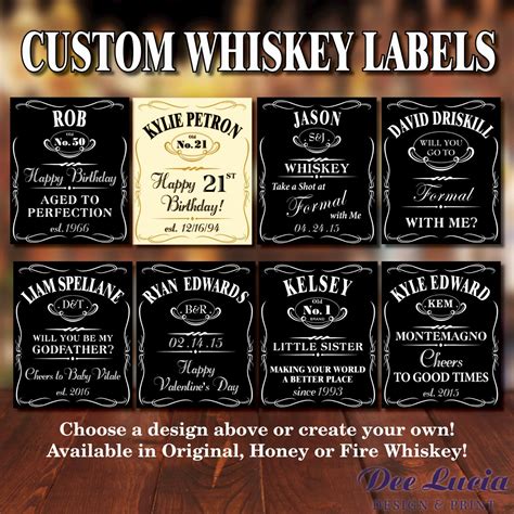 Liquor Bottle Label Templates Free Of How to Make A Custom Label From A Template Step by Step