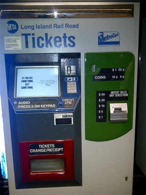 At a ticket machine. You can buy different tickets at different machines. Unless otherwise noted, they accept cash (up to $50 bills and coins, returning up to $17.75 in coin change) and credit and debit cards. Gray machines: Buy all ticket types*, $30 MetroCards ($29 value), and UniTickets. Red machines: Buy most types of one-way and …. 