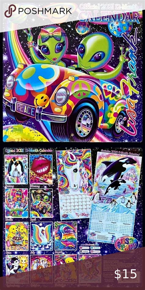 Lisa Frank 2021 calendar 2021 calendar, Lisa frank, Calendar
