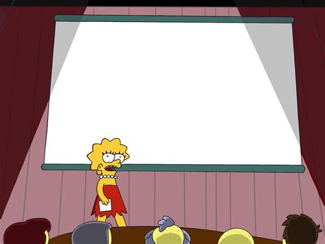 Lisa Simpson Presentation Template