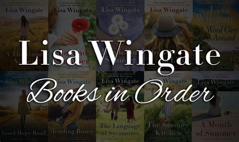 Lisa wingate books in order