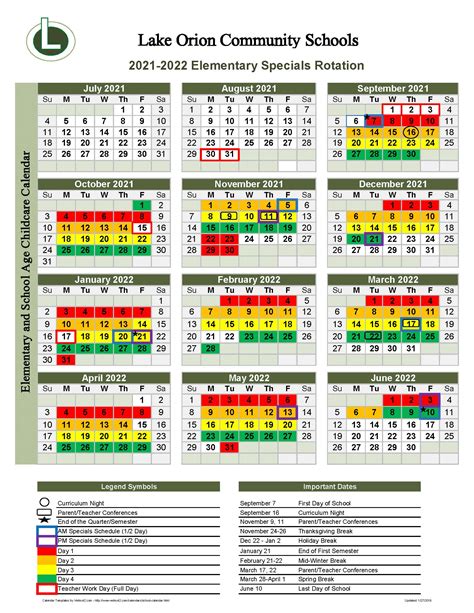 Lisd 2022 Calendar