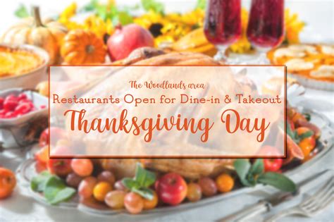 List: These Restaurants Are Open on Thanksgiving Day Time