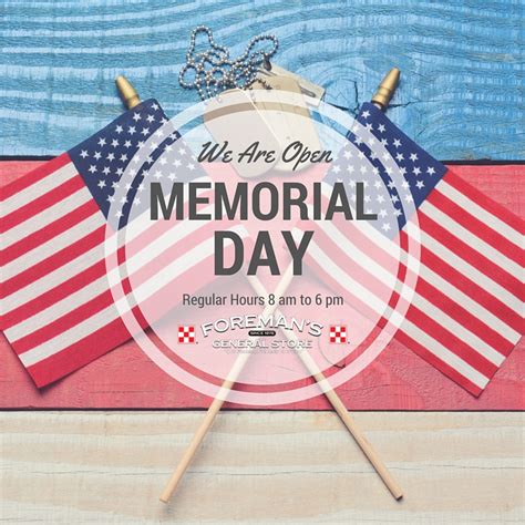 List: What's open on Memorial Day?