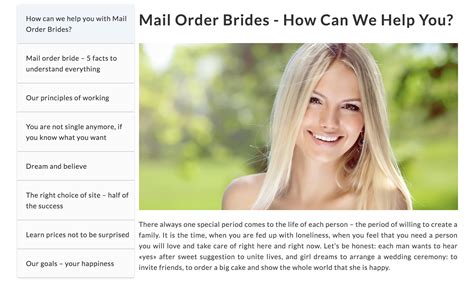 List Mail Order Bride Websites: Find Mail Order Bride Online In 2024