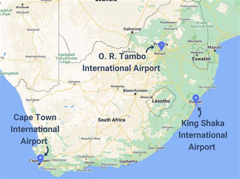 List Of International Airports In South Africa - 2024/2024