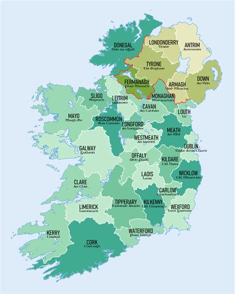 List Of Ireland