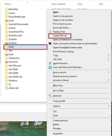 List folder files. Windows 10 Forums