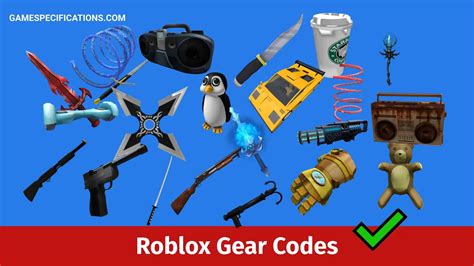 List of ALL Roblox Gear Codes (June 2025) Roblox Den.