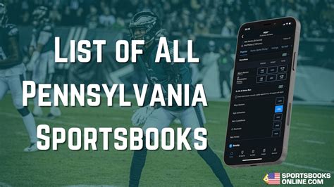 List of All PA Sportsbooks 2024 (13+ Best PA Sportsbooks)