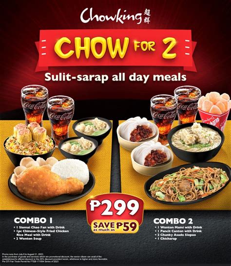 List of Chowking Delivery – Pasig City PinoyBoxBreak