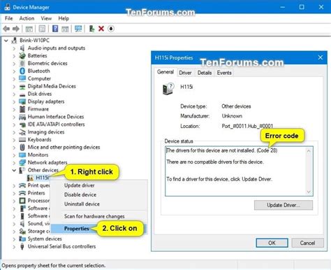 List of Device Manager Error Codes