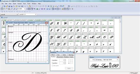 List of Font Creation Software