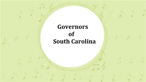 List of Governors of South Carolina (2024) - FinderWheel.com