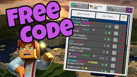 List of Minecraft Bedrock Realm Codes!!! - reddit