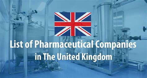 List of Pharmaceutical Companies in The United Kingdom