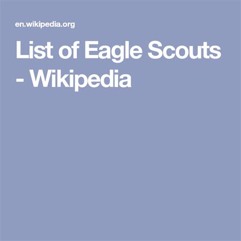 List of Scouts - Wikipedia