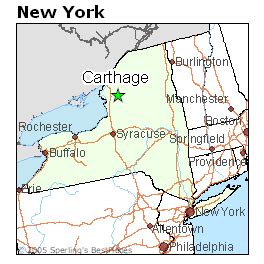 List of Towns and Cities Near Carthage (New York) and …