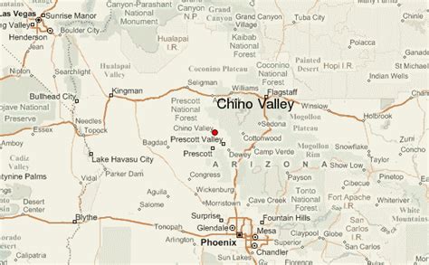 List of Towns and Cities Near Chino Valley (Arizona) and suburbs ...