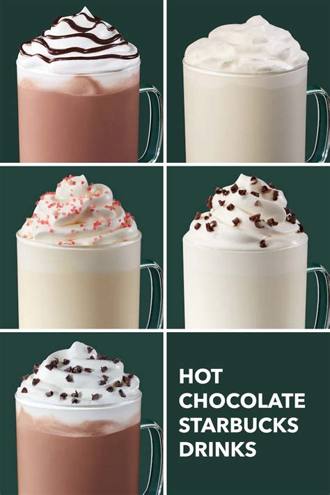 List of all Starbucks Hot Chocolate Drinks Fresh Coffee House