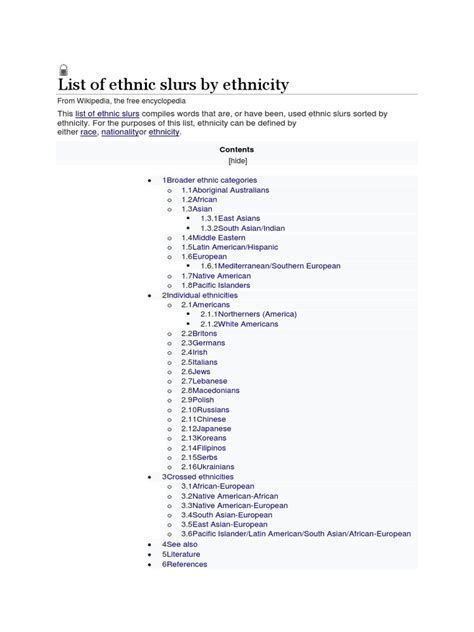 List of ethnic slurs