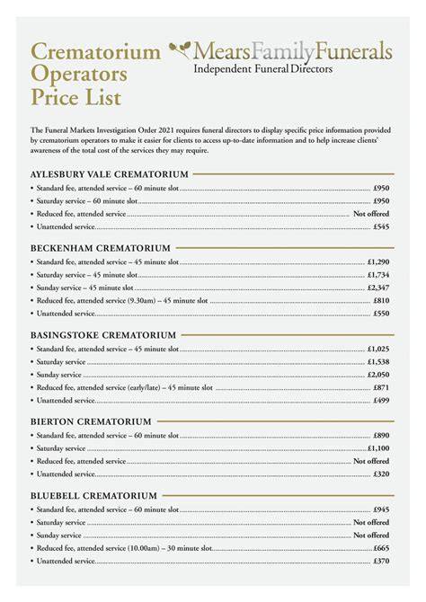 List of funerals at charing crematorium.  Our team of memorial experts will be please...