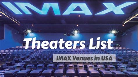 List of imax venues. Because LF Examiner has ceased publication, this listing will not be updated as frequently as before. This list includes IMAX theaters, whether film or digital, and theaters that originally had one of the 70mm film formats listed below, as well as digital fulldome theaters larger than 60 feet in diameter. To report errors or updates, please ... 