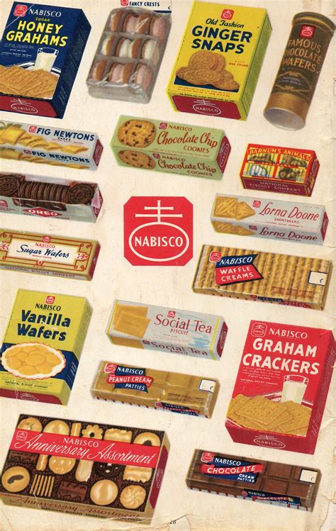 none of these have any mascots or anything interesting on the back - but - a great cross section of the various cookies Nabisco had in the 1970s. Flickr. 699k followers. Coconut Peanut Butter. Coconut Pecan. Peanut Butter …. 