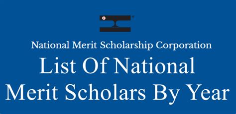 List of national merit scholars. Today officials of National Merit Scholarship Corporation (NMSC) announced the names of approximately 16,000 Semifinalists in the 61st annual National Merit Scholarship Program. These academically ... 