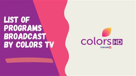 List of programs broadcast by Colors - WIKI 2