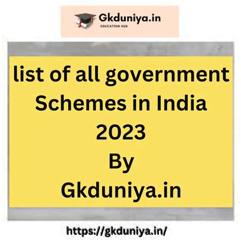 List of schemes of the government of India - Wikipedia