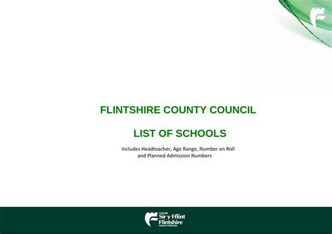 List of schools in Flintshire - Wikiwand