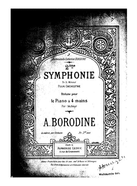 List of works by Aleksandr Borodin - IMSLP: Free Sheet Music …