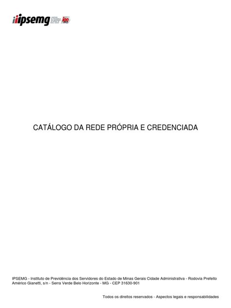 Lista De Credenciamento Ipsemg [pqn8xj3e7pl1] - idoc.pub