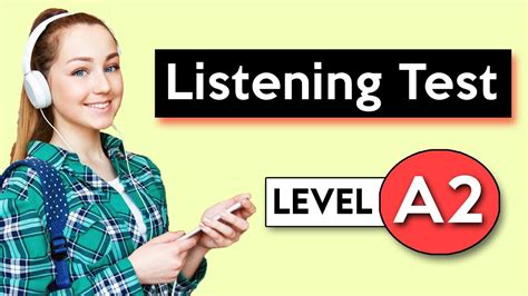 Listening comprehension a2.  Prepare for the A2 Key Listening Test with o...