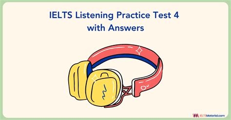 Listening test with audio and answers