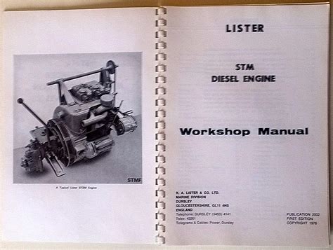 Lister diesel engine workshop manual lt 2. - Harley davidson owners manual 1997 fatboy.