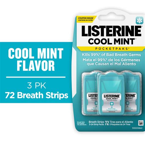 Listerine strips target. LISTERINE POCKETPAKS® Oral Care Strips are sugar-free and dissolve instantly, freshening your breath by killing 99.9% of bad-breath germs. Learn more today. 