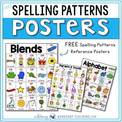 Lists Of Spelling Patterns Free Patterns