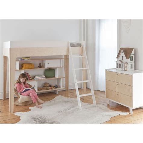 Lit mezzanine Perch - Bouleau Oeuf NYC pour chambre enfant