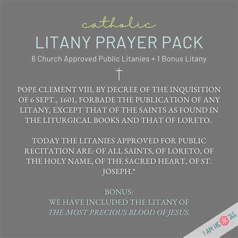 Litanies Approved litanies of the Catholic Church Pamphlets to …