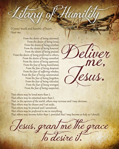 Litany Of Humility Free Printable How To Nest For Less™ Free