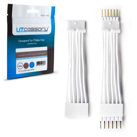 Litcessory Controller to 6-Pin Adapter for Philips Hue Lightstrip …