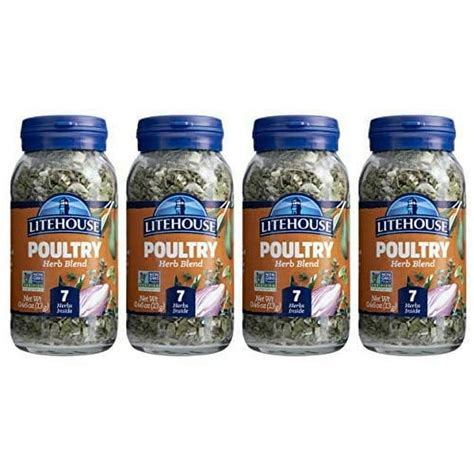 Litehouse Freeze Dried Poultry Herb Blend, 0.46 Ounce, 4-Pack