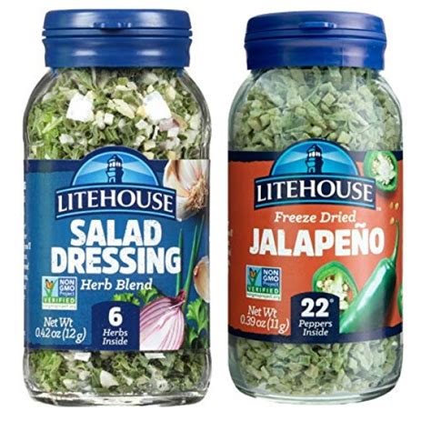 Litehouse Freeze-Dried Fiery Salad Bundle, Salad Dressing Blend...