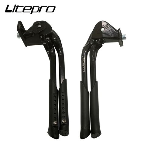 Litepro Dual Kickstand Road Mountain Fiets Voetsteun Vouwfiets ...