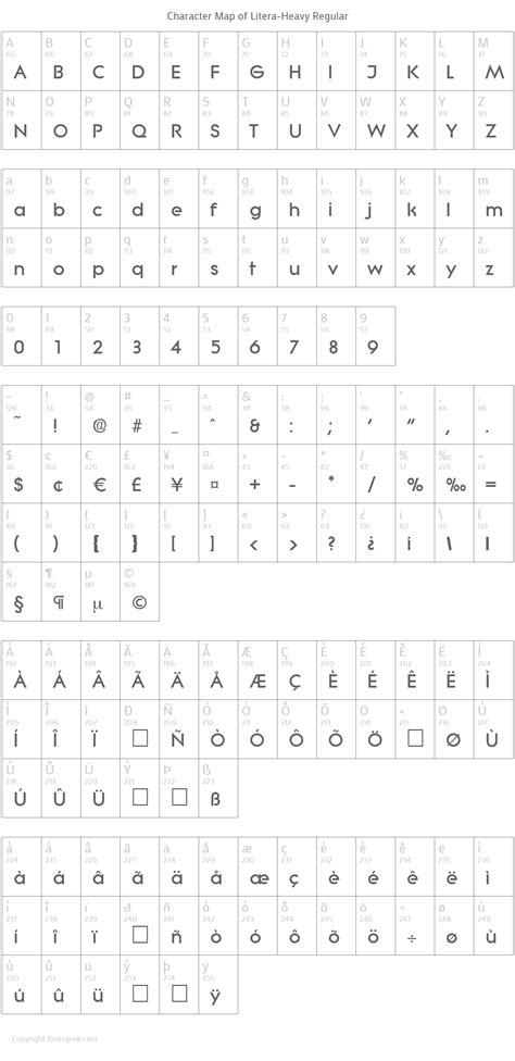 Litera heavy font generator.  View all platforms Open font generator Free fonts...