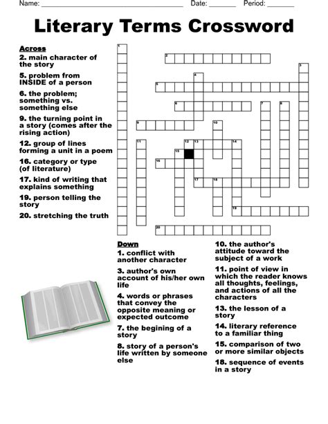 Literary Terms (crossword) Flashcards Quizlet